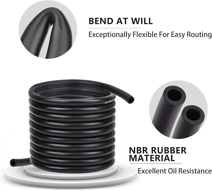 3/16 ID Fuel Line 10 Feet with 2Pcs Fuel Filters - Image 4