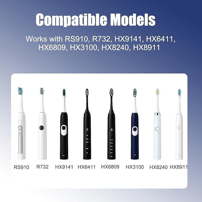 Charger Base Compatible with Philips Sonicare 4100 5100 5300 6100 6500 HX6100 Toothbrush Charger for HX3000 HX6000 HX8000 HX9000 Series Sonicare Electric Toothbrush Charging Dock Station