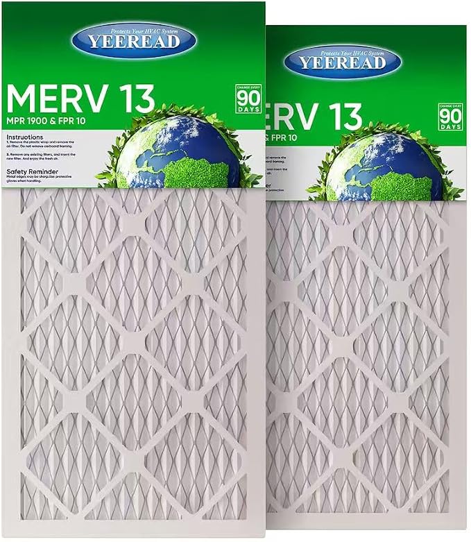 14x30x1 MERV 13 Air Filters, AC & Furnace Systems – Advanced Filtration by Unknown