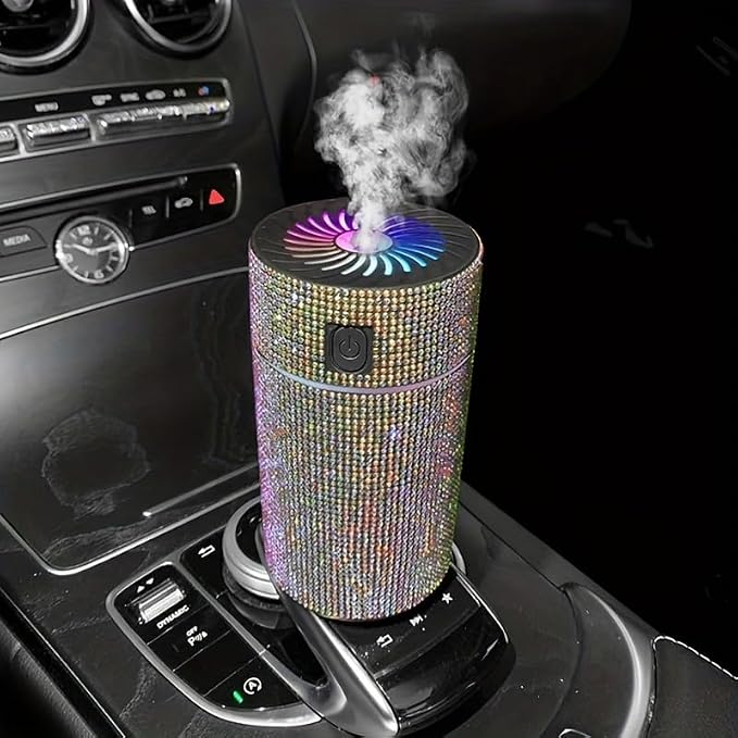Luxury Rhinestone Car Diffuser Humidifier - Image 4