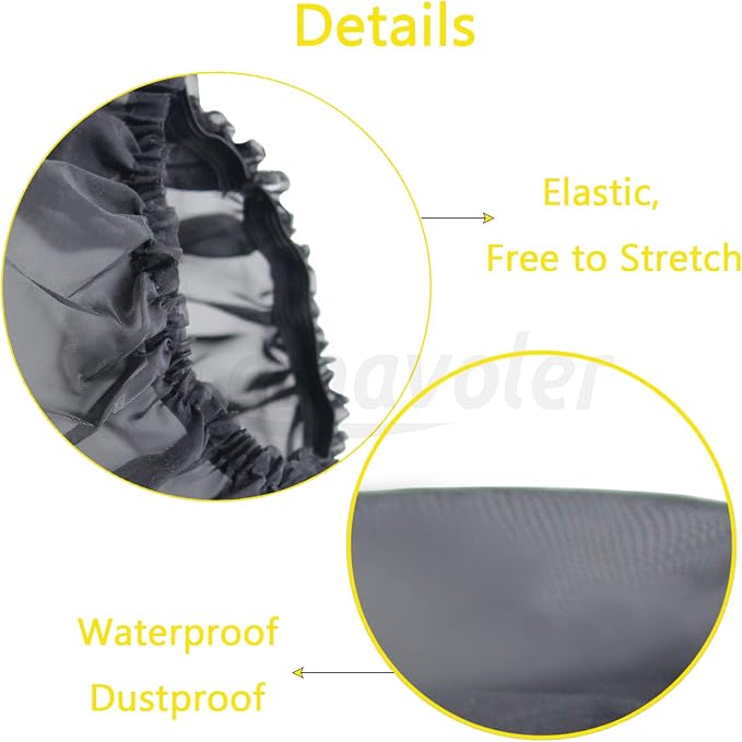 2 Pcs Motorcycle Waterproof Air Filter Rain Sock Dustproof Protective Cover Air - Image 5