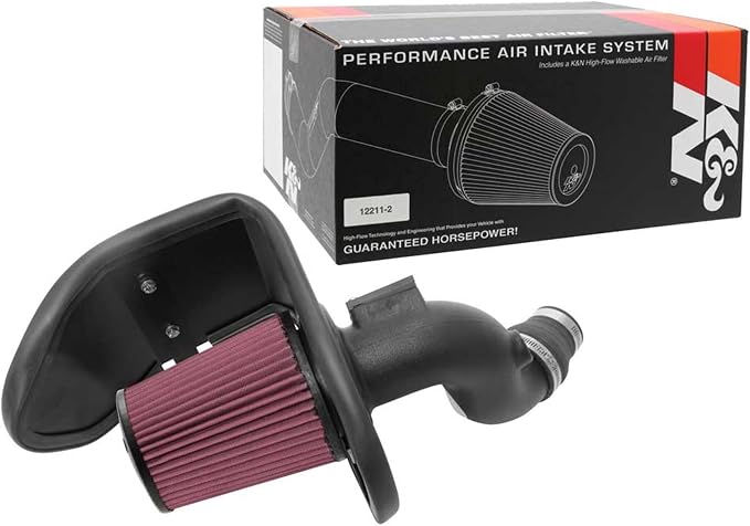 K&N Cold Air Intake System: High-Flow Air Filter, Increase Performance & by KNEngineeringInc