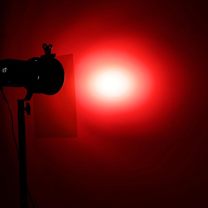 Lystaii 9pcs Christmas Gel Filter Light Color Correction Colored Overlays - Image 5
