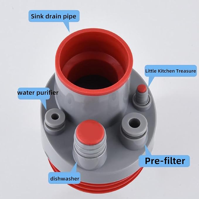 3 Way Kitchen Sink Drain Connector - Image 6