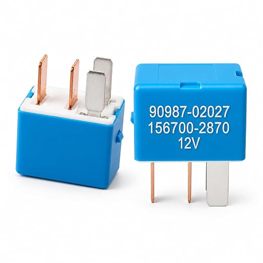 90987-02027 AC Relay 2 Pack, 4-Pin 12V Automotive Multi-Use Relay, A/C by Unknown