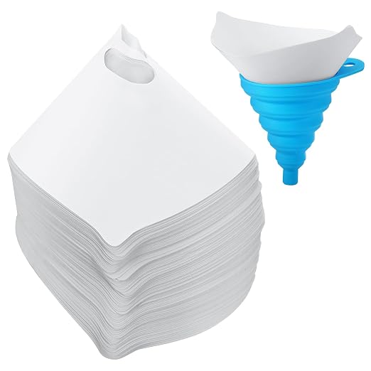 JANYUN 100Pcs Paint Filter, 190 Micron Resin Filter Disposable Paint Strainers by JANYUN