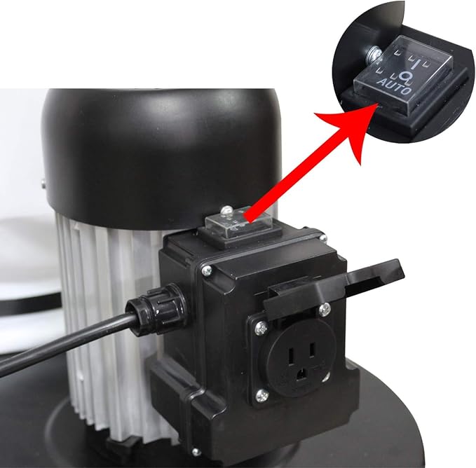 BUCKTOOL 1.2 HP Auto Start 750CFM Dust Collector - Image 9