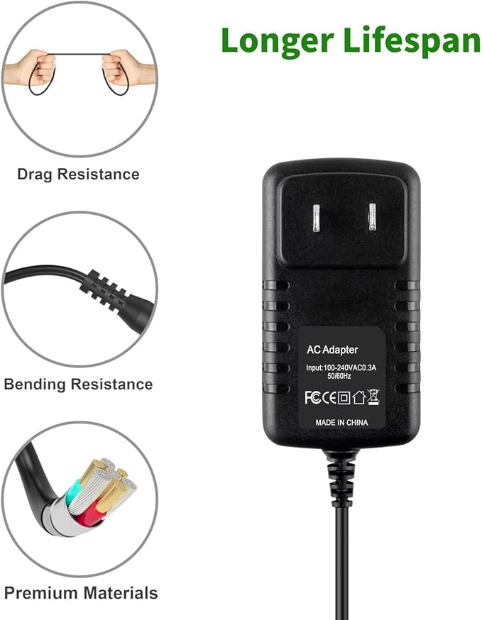 AC Adapter Compatible with AIRTOK AP0601 Air Purifier Home HEPA Filter Cleaner - Image 3