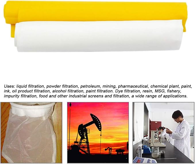 Silk Screen Printing Mesh, 100/110/120/140/160/180/200/250/300Mesh, Filter - Image 2