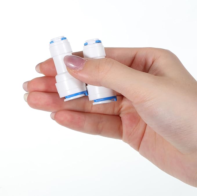 4 PCS 1/4 to 3/8 Water Line Adapter Push Connector 3/8 Quick Connect Fittings - Image 4