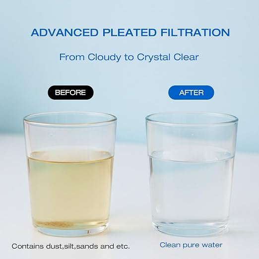 H&G Lifestyles Pleated Sediment Water Filter - Image 3