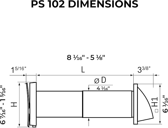 VENTS-US - PS 102- Passive Intake Wall Kit - Image 3