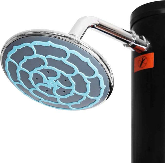 Giantex 7.2Ft 2-Section Solar Heated Shower with Shower Head Outdoor Backyard Poolside Beach Pool Spa for Easy Installation, Black (5.5 Gallon)