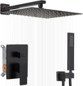 Shower Faucet Set 16 Inch Wall Mount Rain Shower System, All Metal Shower Fixtures - Oil Rubbed Bronze