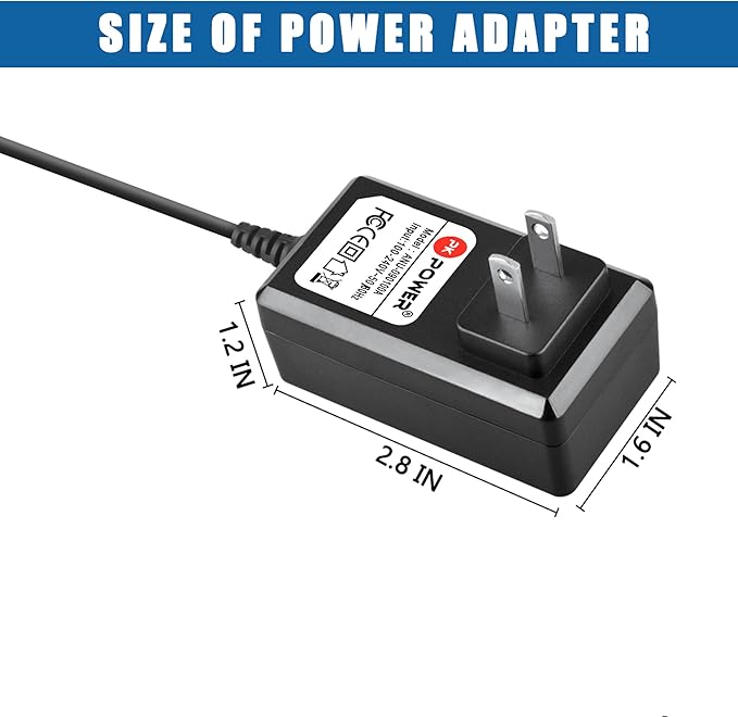 AC Adapter Charger Replacement for Welov P100 mini H13 True HEPA Air Purifier - Image 2