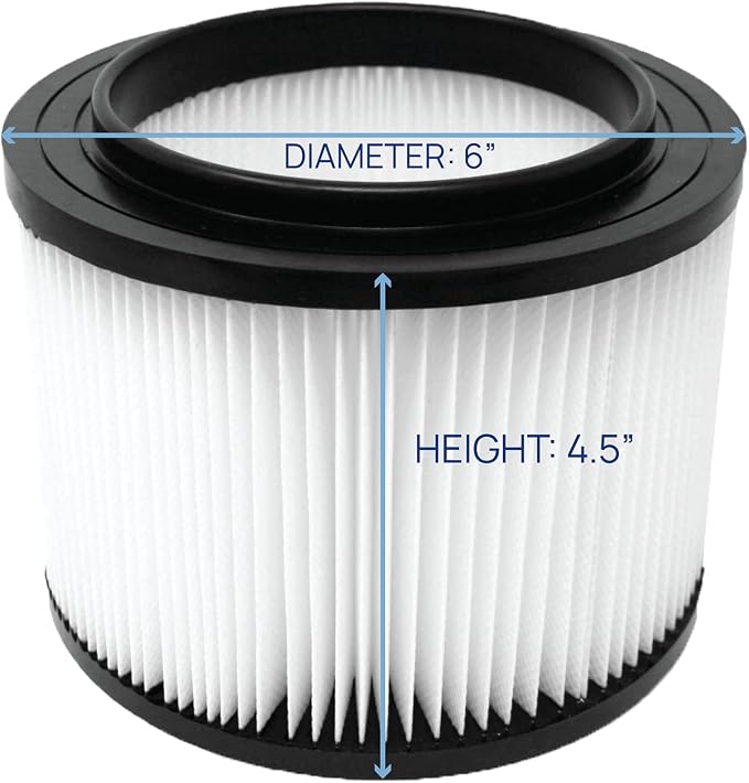 Filter Bros 17810 Large Debris Replacement Fits Craftsman Shop Vacuums 3-4 Gal - Image 2