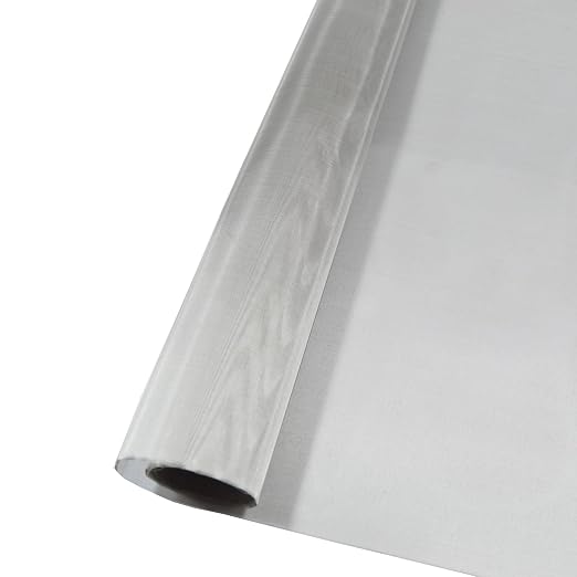 304 Stainless Steel Mesh 150Mesh, 15.7"x47.2" Metal Mesh Screen, Woven Fine - Image 3