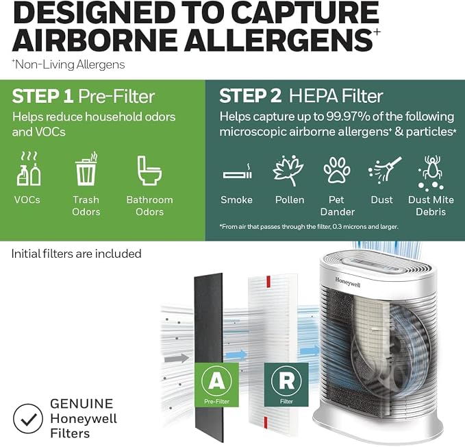 Honeywell AllergenPlus HEPA Air Purifier - Image 6