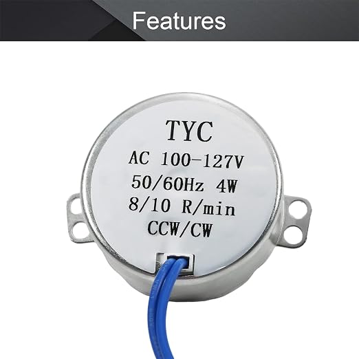 Fielect 2Pcs Synchronous Motor AC 110V 10-12RPM Turntable Motor CW/CCW - Image 3