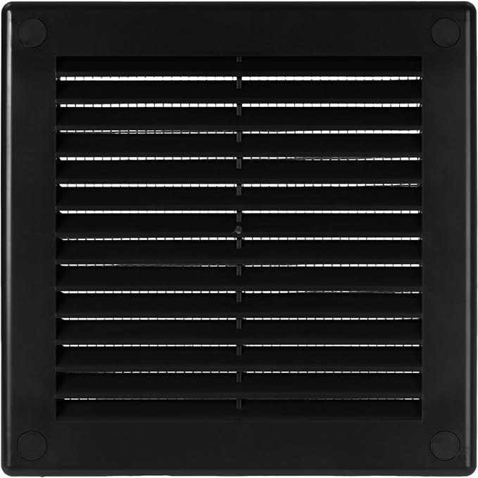 Vent Systems 4.5" x 4.5" Inch Plastic Black Soffit Vent Cover by VentSystems