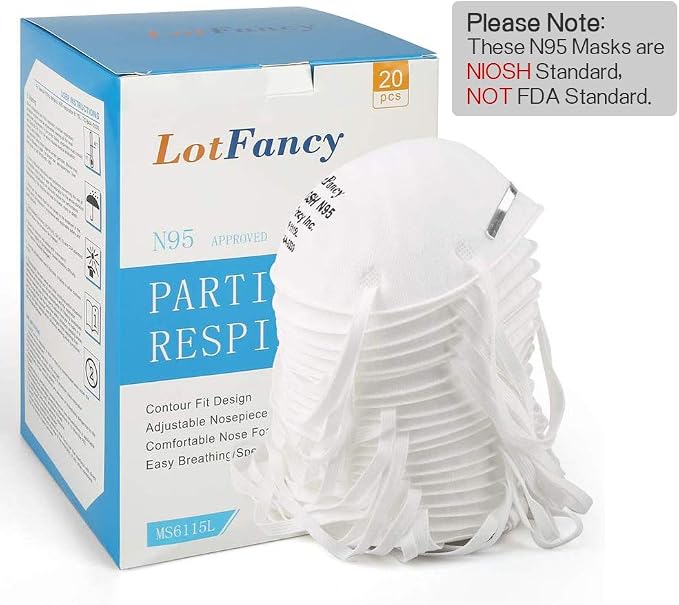 NIOSH N95 Mask, Disposable Face Mask, Against Dust, Air Pollution, Safety Mask - Image 9