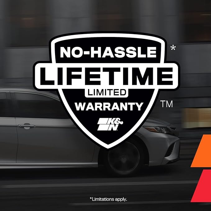 K&N High-Flow Original Lifetime Engine Air Filter: Increase Power: Premium - Image 9