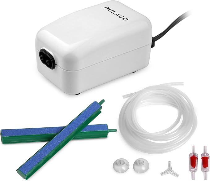 PULACO Dual Outlet Aquarium Air Pump, Quiet Oxygen Pump - Image 7