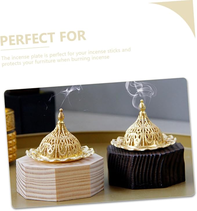 PRETYZOOM Incense Burner Tray for Meditation Compact Aromatherapy Incense - Image 4