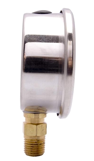 2-1/2" Oil Filled Vacuum Pressure Gauge - Image 2
