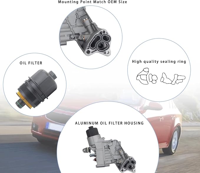 Oil Cooler Filter Housing for 2014-2019 Jeep Grand Cherokee 3.0L V6 Diesel - Image 3
