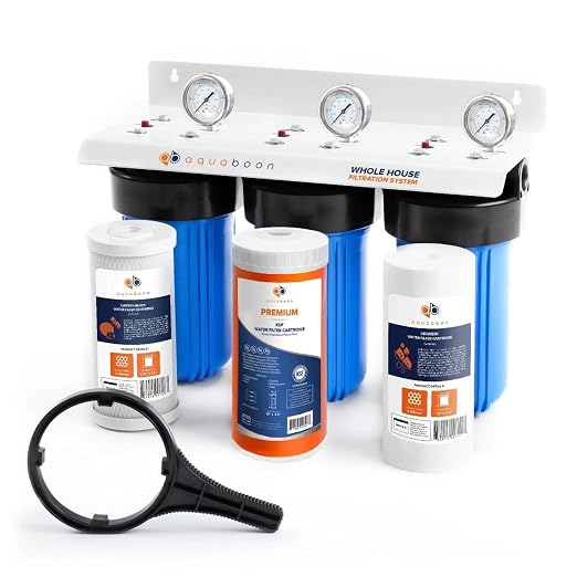 Aquaboon 3-Stage Whole House Water Filtration System by Aquaboon