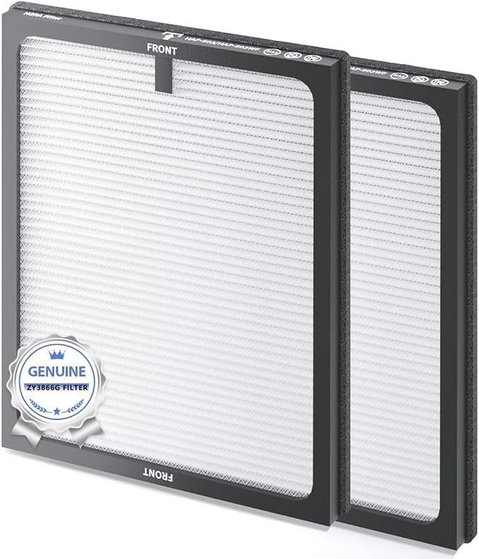 Air Purifier Filter for ZY3866G, Honeyuan Genuine Filter, 3-in-1 True HEPA by HONEYUAN