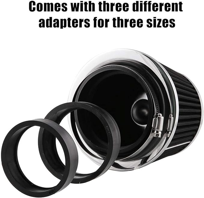 RYANSTAR Universal Clamp-on Air Intake Filter, 3 In /3.5 In /4 In Three - Image 2