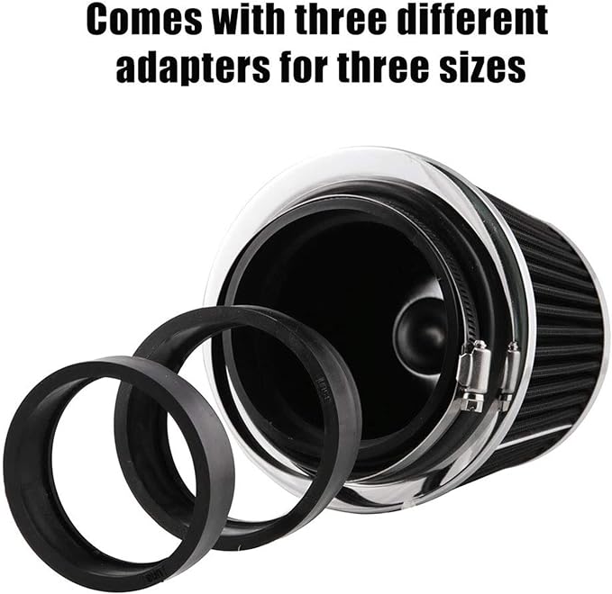 RYANSTAR Universal Clamp-on Air Intake Filter, 3 In /3.5 In /4 In Three - Image 2