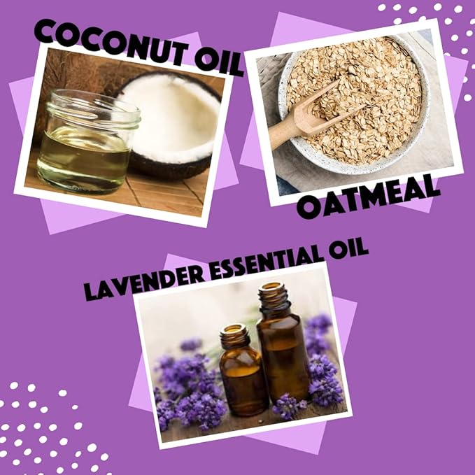 Natural Dog Shampoo with Pump, Calming Lavender, 1 Gallon