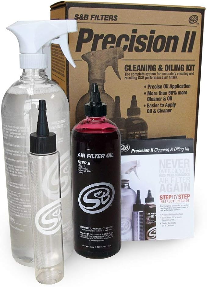S&B Filters 88-0008 Precision II Cleaning & Oil Kit by S%26B