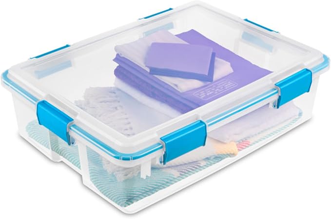 Sterilite 12-Pack Gasket Box, Weather-Resistant Storage Bins - Image 7