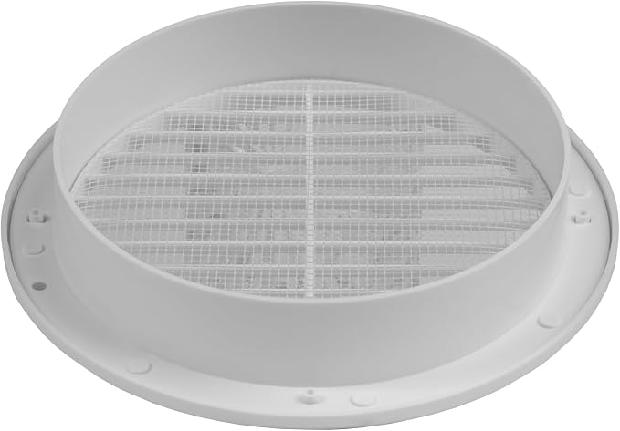6" Inch White Round Air Vent Cover - Image 9