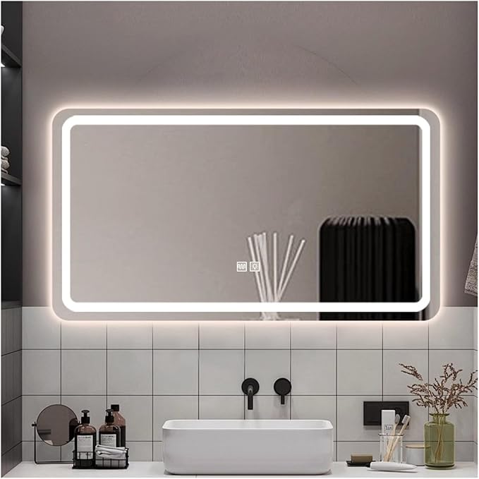 LED Bathroom Mirror，Bathroom Mirror by ZXCASDF
