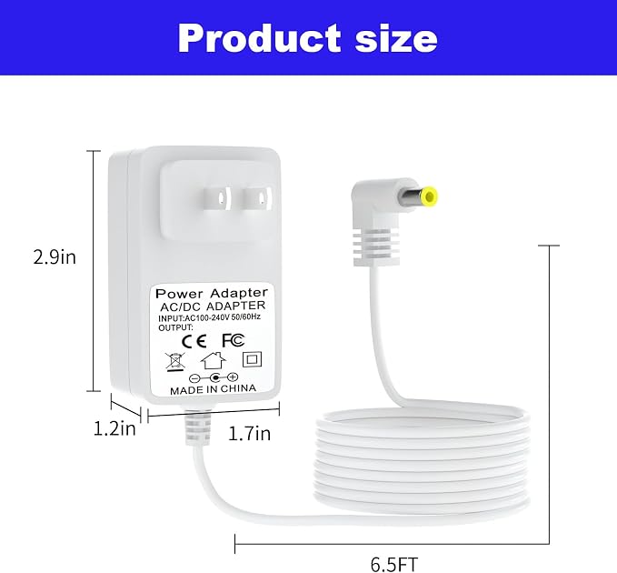 12V Power Cord for Levoit Core Mini Air Purifier Compatible - Image 5
