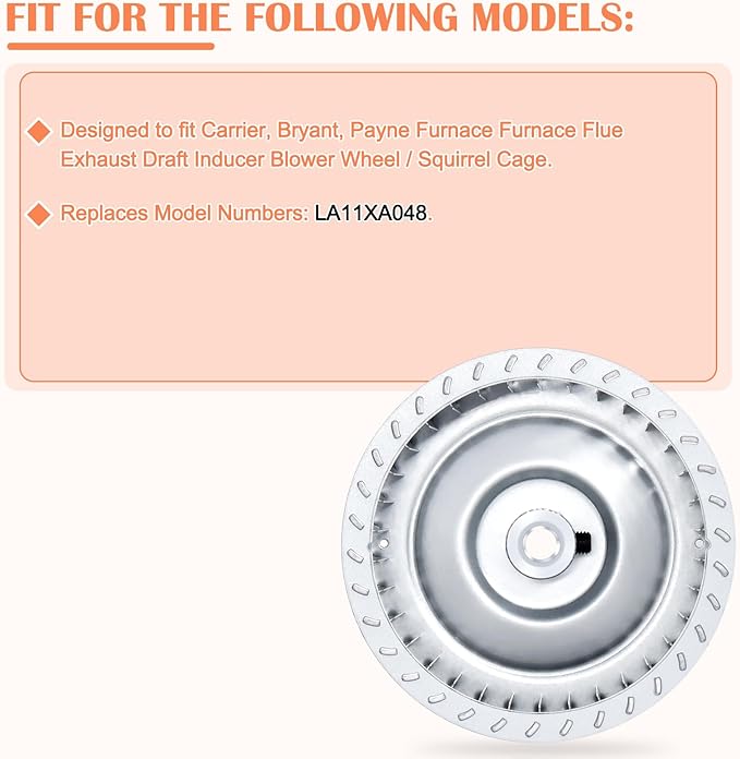 Hiorucet LA11XA048 Blower Wheel - Image 3