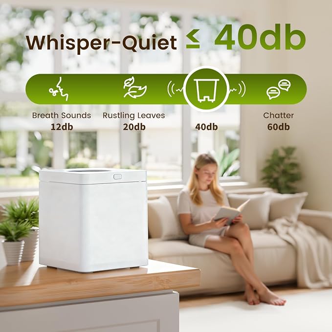TOPZEE Electric Compost Bin for Kitchen - 3L Countertop Composter - Image 4