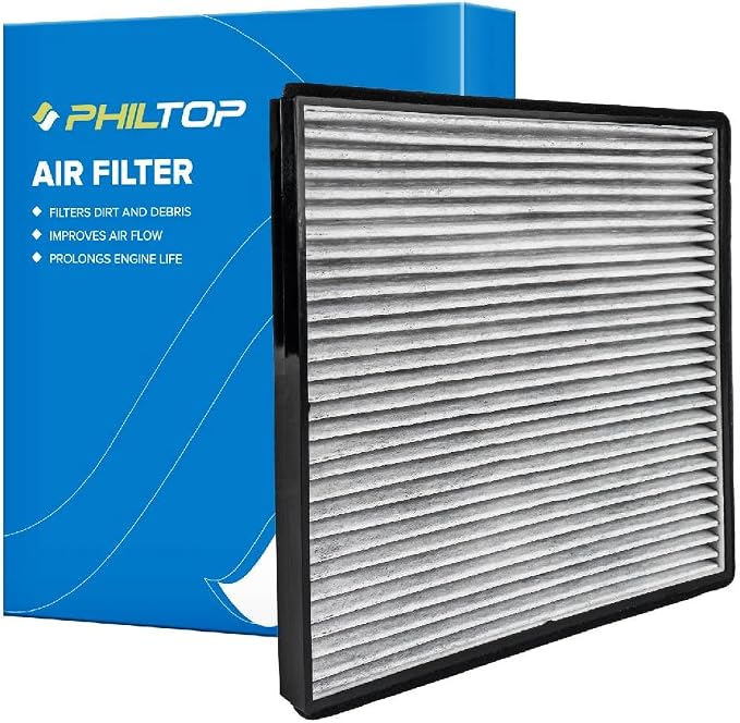 PHILTOP HEPA Cabin Air Filter w/Activated Carbon, Compatible by PHILTOP