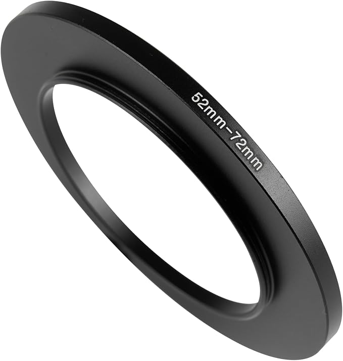 52-72mm Metal Step-Up Ring Adapter Compatible by Unknown