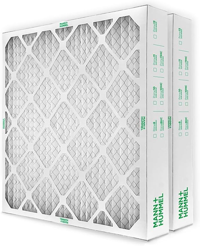 Mann+Hummel 20x24x4 MERV 8 Pleated HVAC AC Furnace Air Filters. 2 Pack. by MannHummel