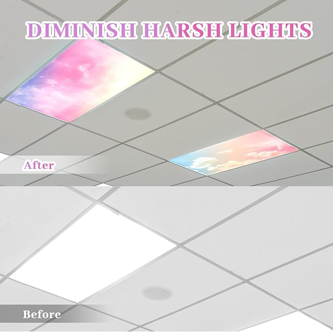 Tujoe 2 Pcs Fluorescent Light Covers - Image 2