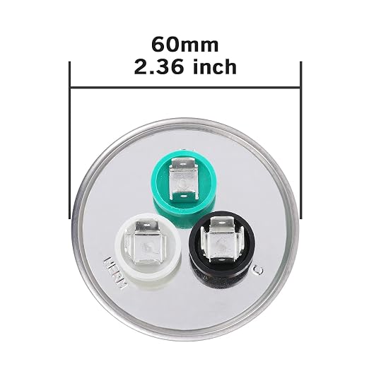 VEXUNGA 35/15 uF 35+15 MFD 370VAC or 440VAC Dual Run Start Round A/C Capacitor - Image 3