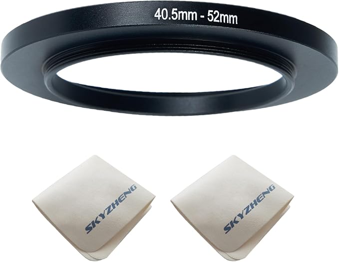 40.5mm Lens to 52mm Camera Lens Adapter 40.5mm to 52mm Step Up Ring Adapter Ring by SKYZHENG
