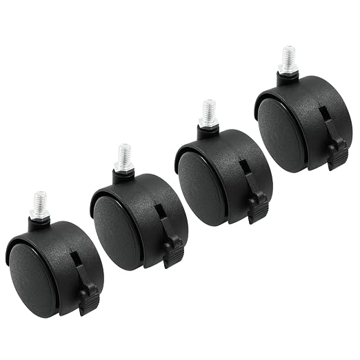 4pcs 2 Inch Swivel Caster Wheels, Heavy Duty Swivel Stem Casters Wheels - Image 5