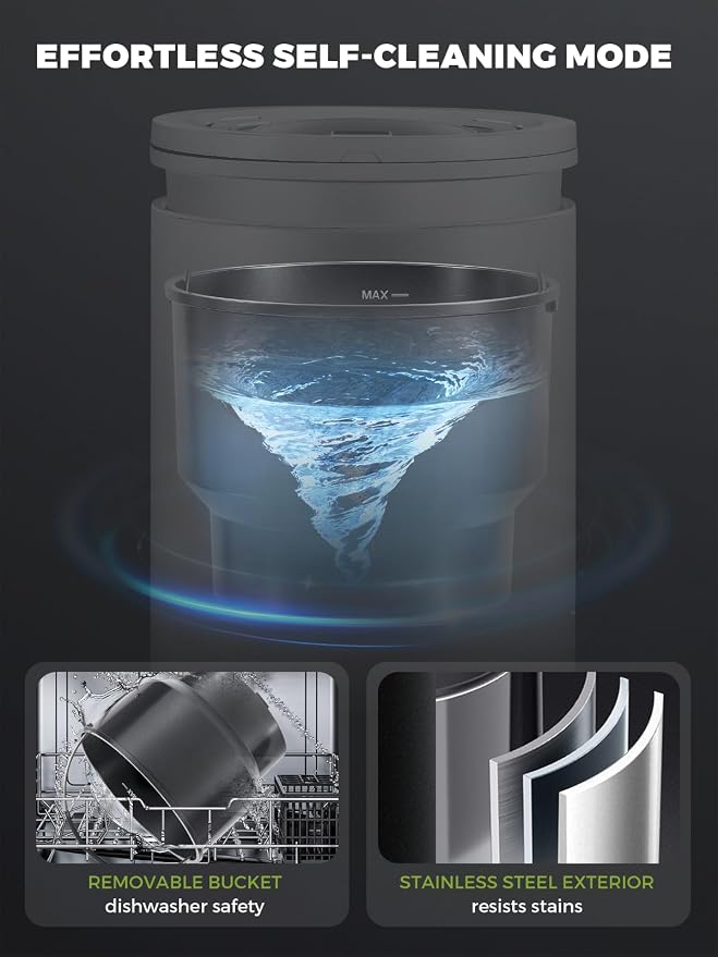Electric Composter for Kitchen Smart Odorless Countertop Compost Bin Machine - Image 5